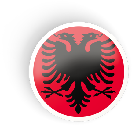 Albanian Eagle Car Tire Cover PNG Image