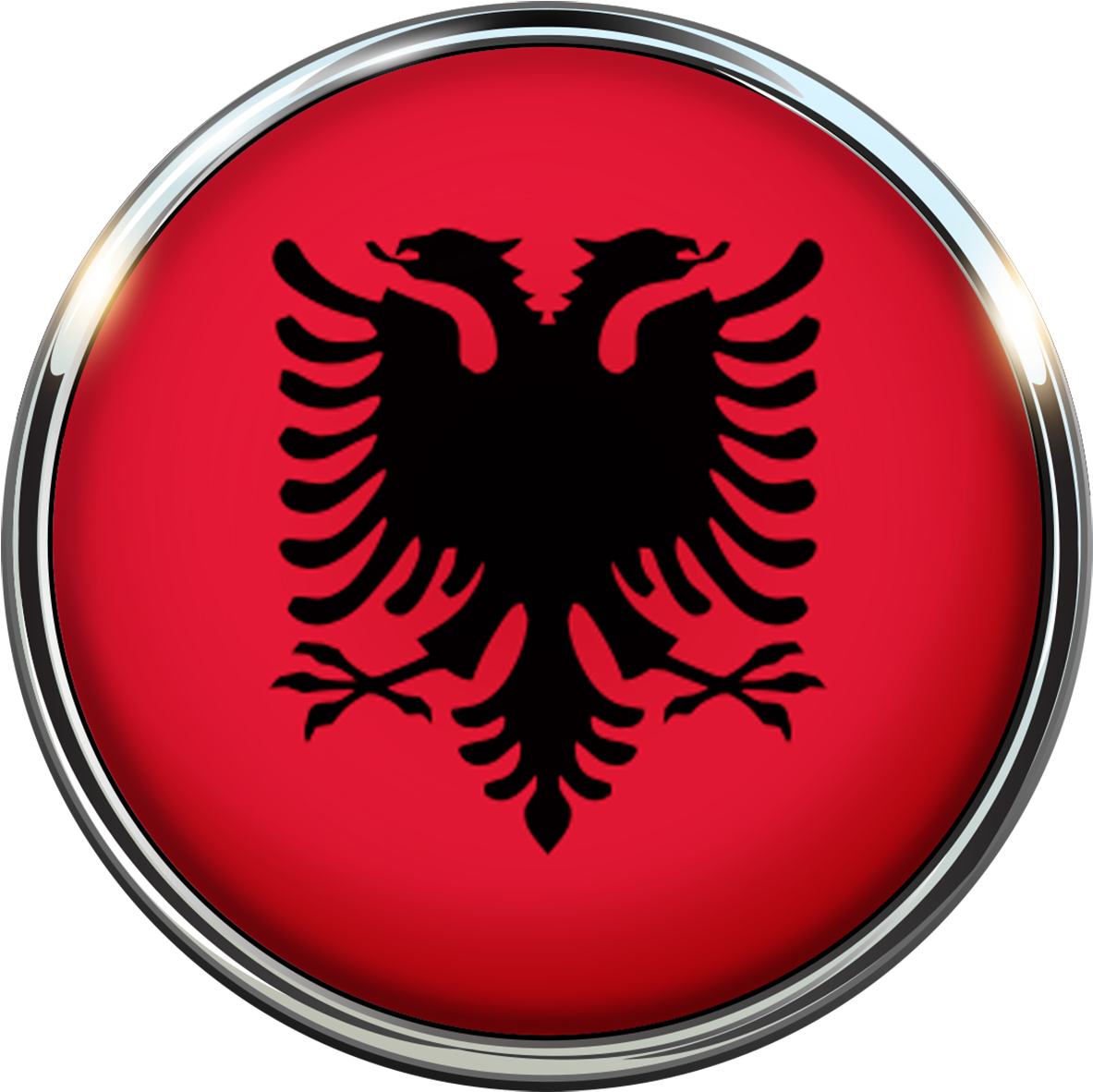 Albanian Eagle Emblem PNG Image