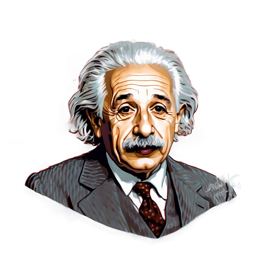 Albert Einstein Pop Art Png Fvr PNG Image