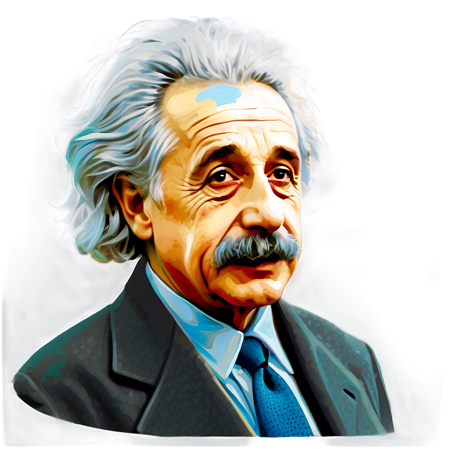 Albert Einstein Pop Art Png Mlh68 PNG Image