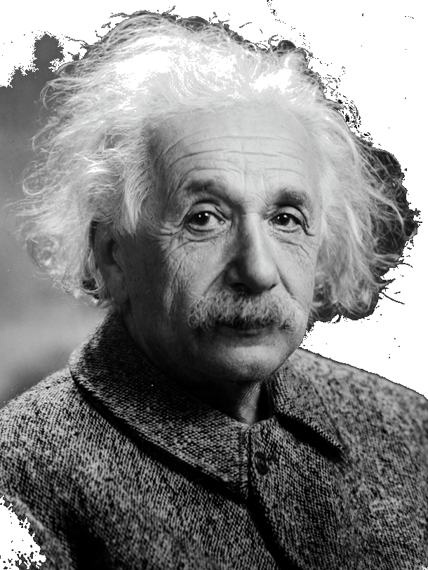 Albert Einstein Portrait Classic PNG Image