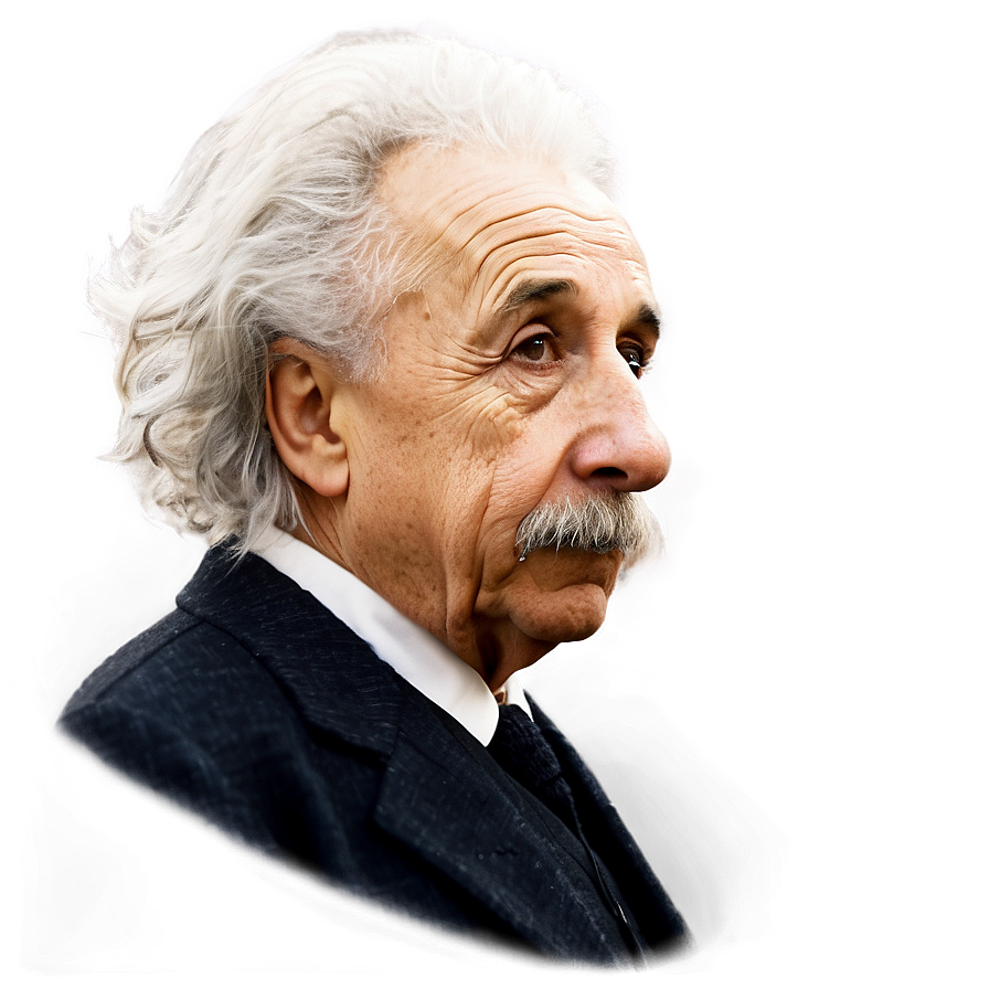 Albert Einstein Profile View Png Wle PNG Image