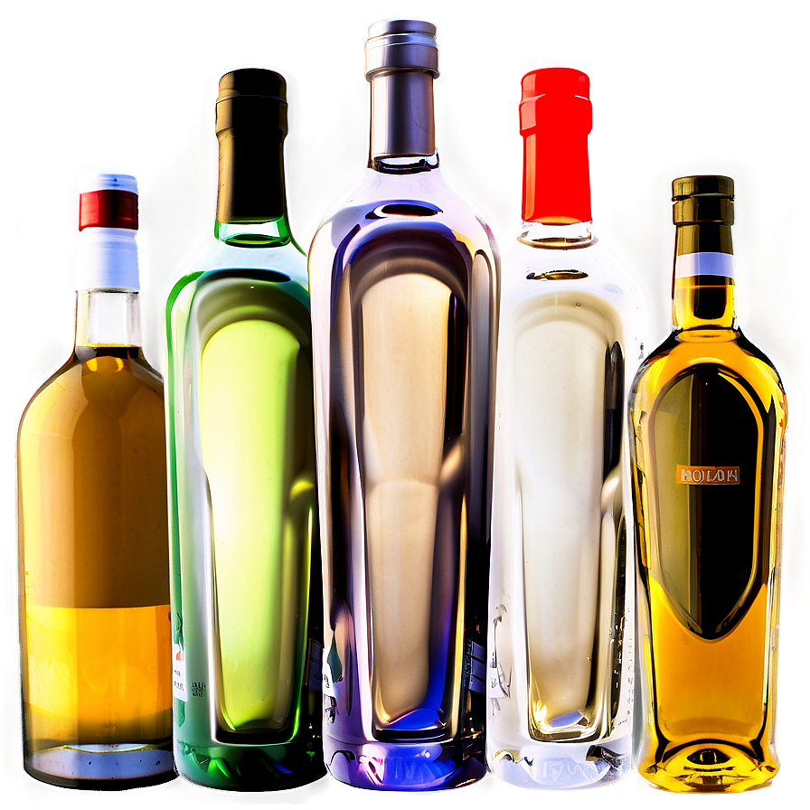 Alcohol Bottle Collection Png Wyh PNG Image