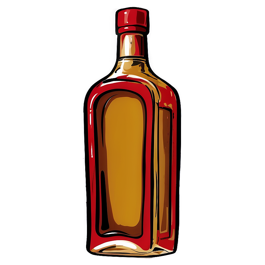 Alcohol Bottle Sketch Png 51 PNG Image