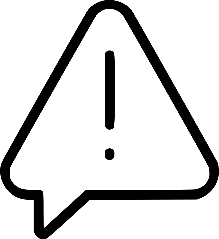 Alert Icon Outline PNG Image