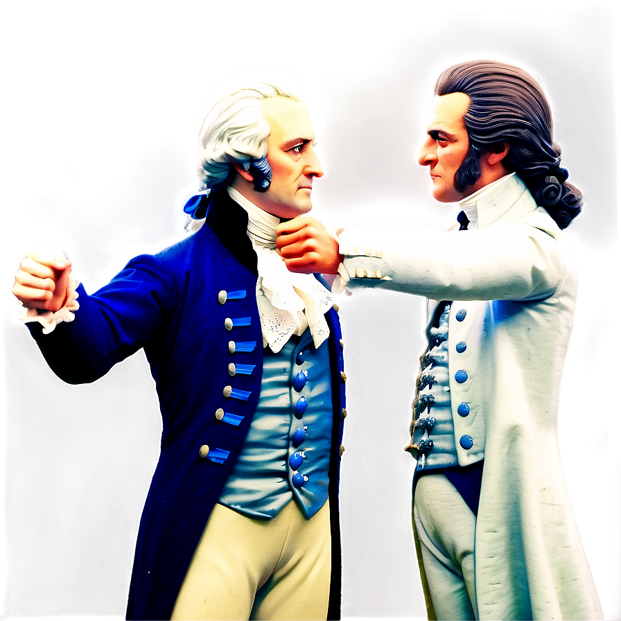 Alexander Hamilton And Aaron Burr Duel Png 06202024 PNG Image