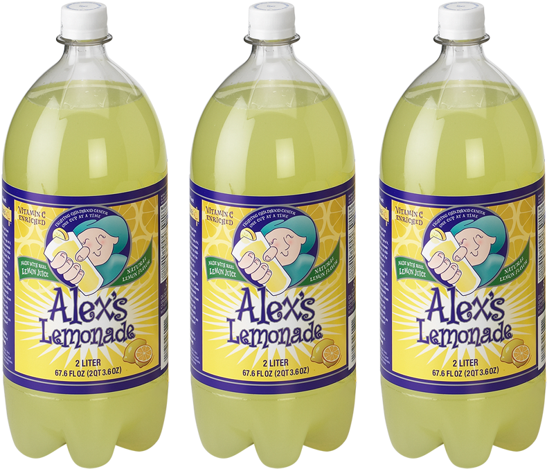 Alexs Lemonade Bottles PNG Image