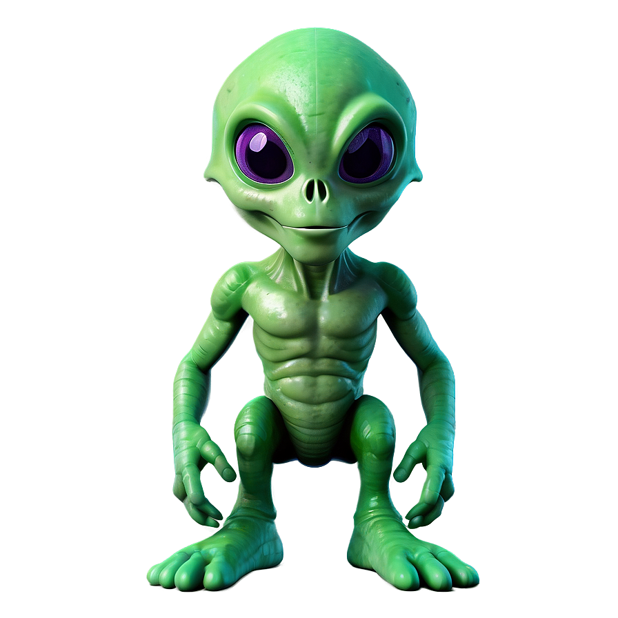 Alien Cartoon For Kids Png Hru PNG Image