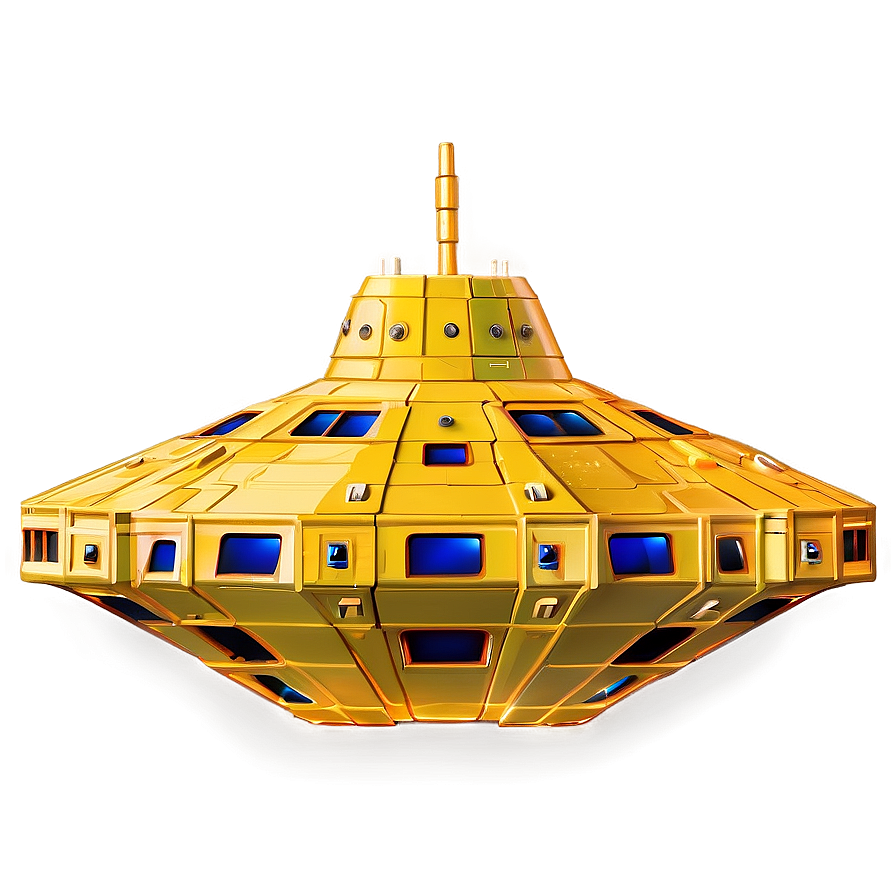 Alien Colony Ship Png Wjk PNG Image