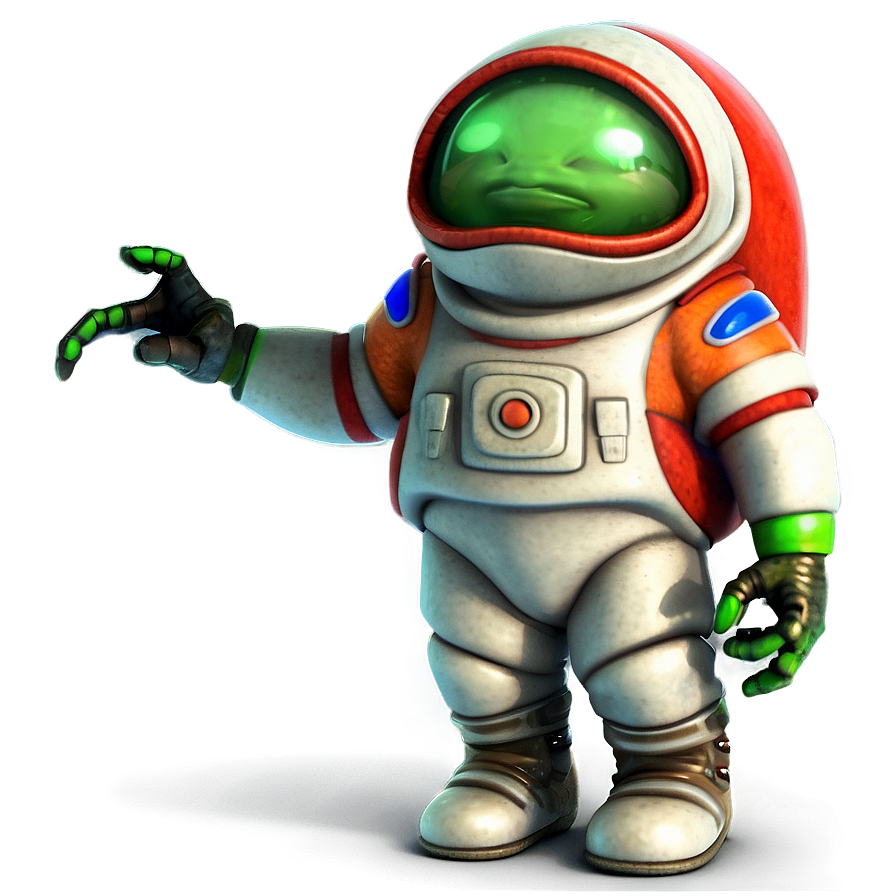 Alien Explorer Character Png Occ73 PNG Image