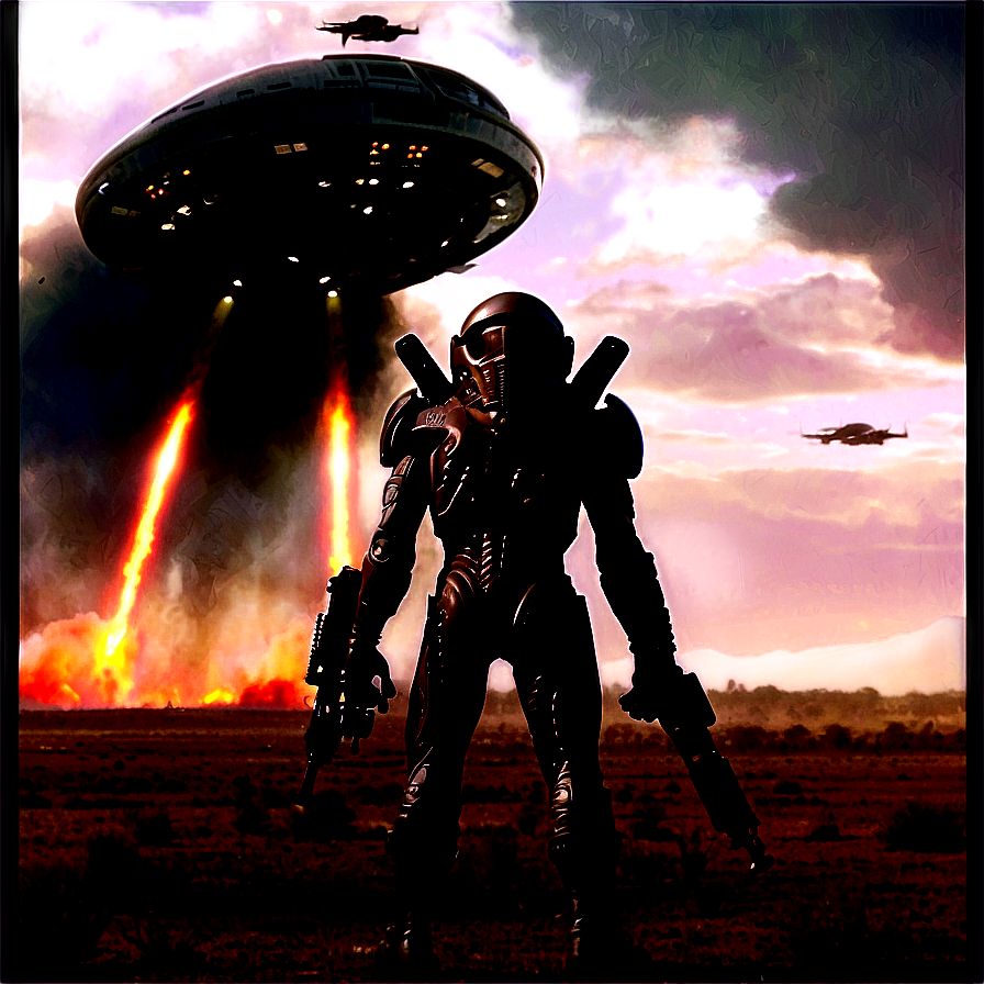 Alien Invasion Battlefield Png Wfb PNG Image