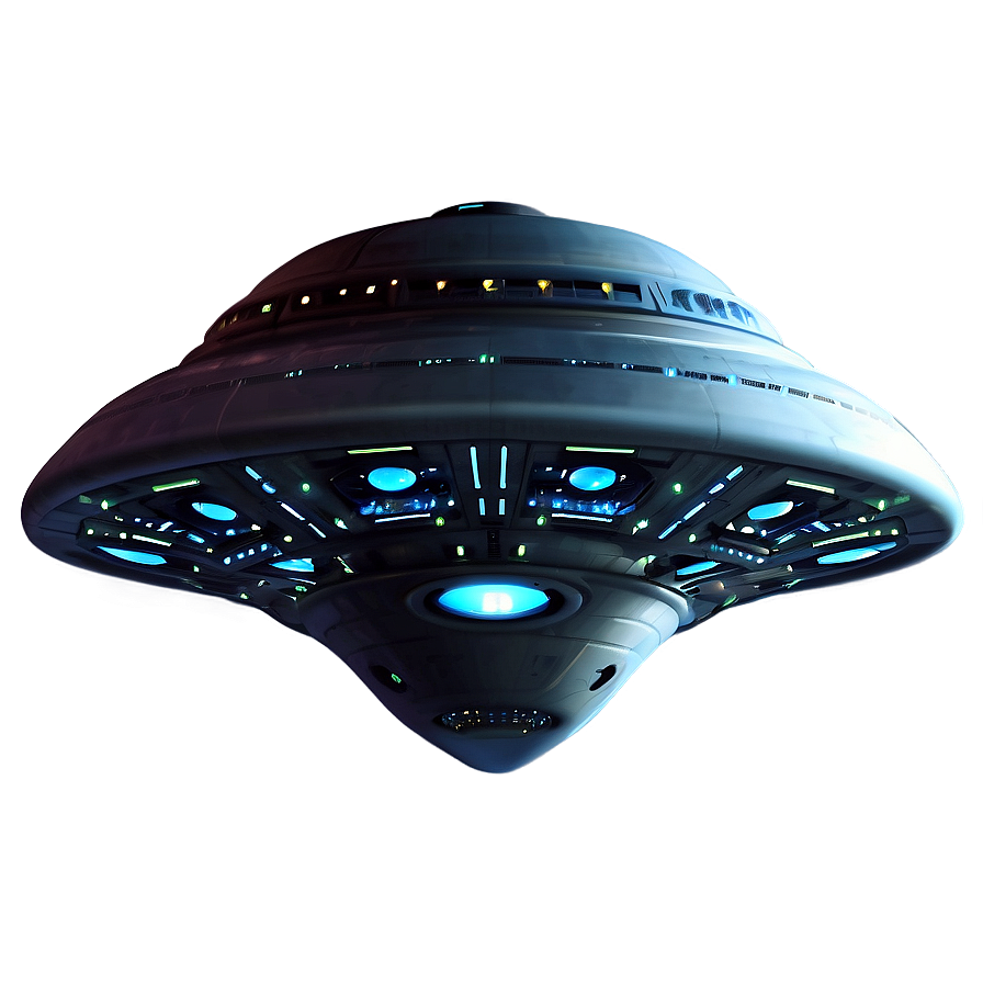 Alien Spaceship Graphic Png 05212024 PNG Image