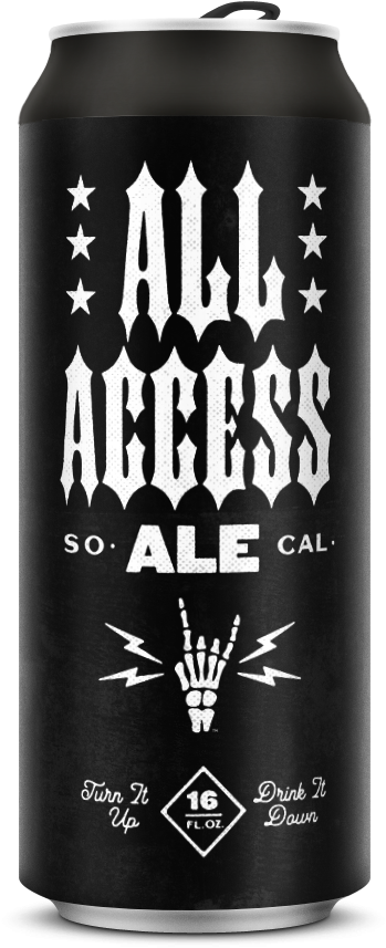 All Access Ale Can Design PNG Image