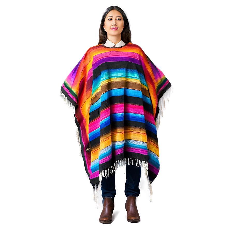 All-purpose Mexican Poncho Png Lui28 PNG Image