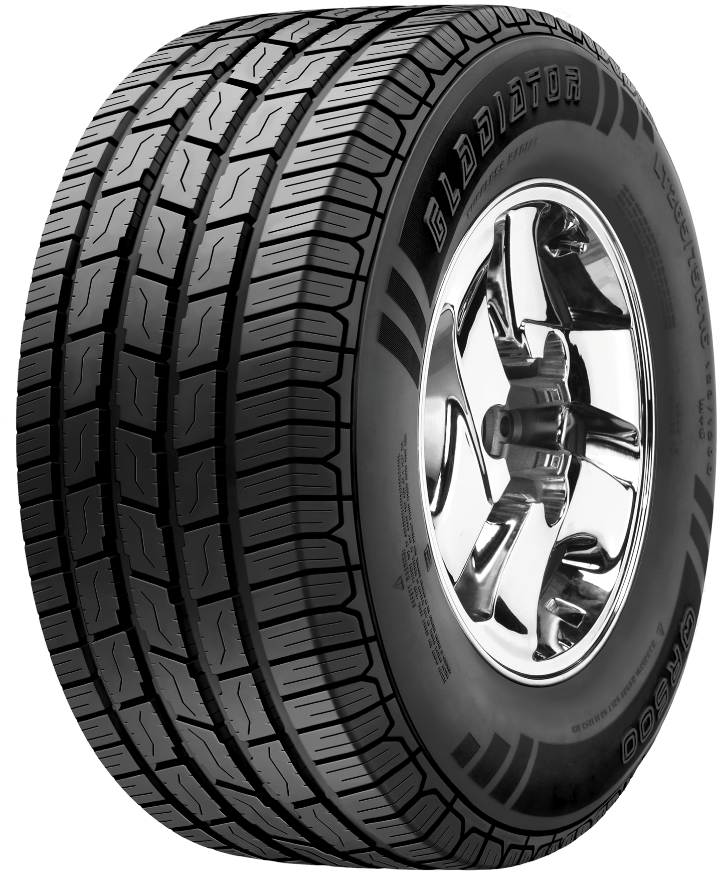 All Season Tireand Chrome Wheel PNG Image