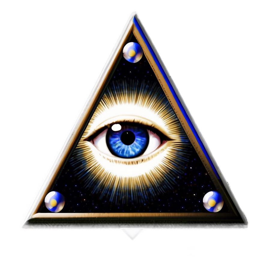 All Seeing Eye Freemasonry Png Ksi PNG Image