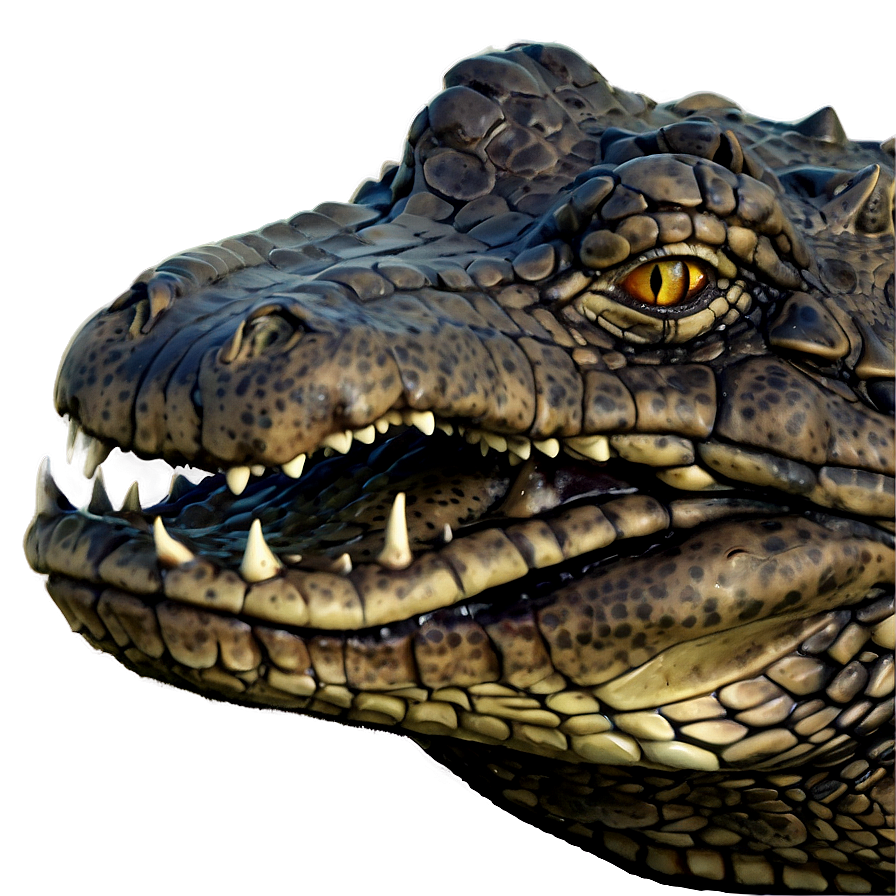 Alligator Head Close-up Png 05212024 PNG Image