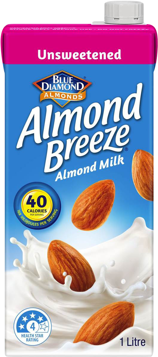 Almond Breeze Unsweetened Almond Milk1 L PNG Image