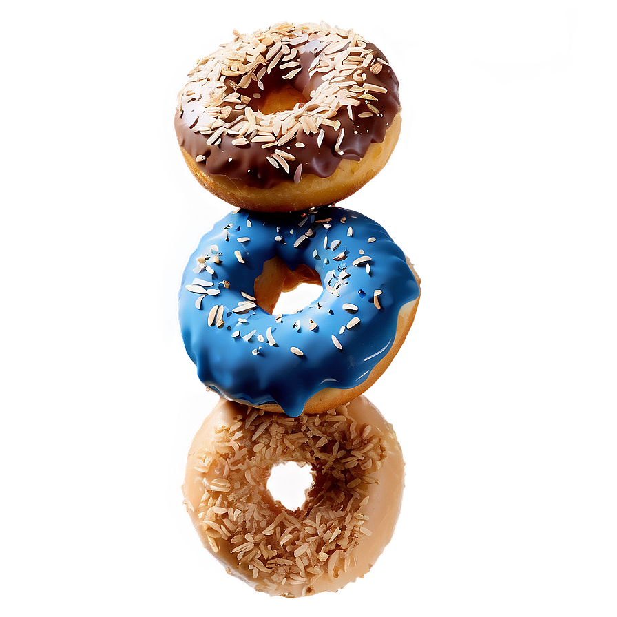 Almond Crunch Donut Png 05232024 PNG Image