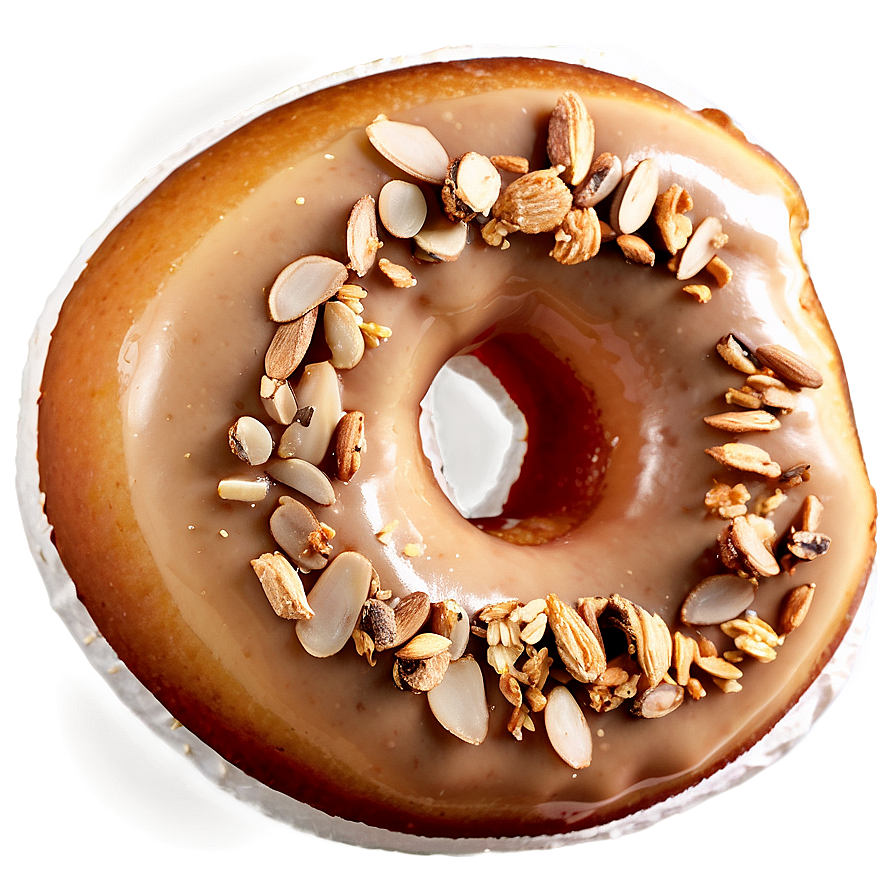 Almond Crunch Donut Png 05232024 PNG Image