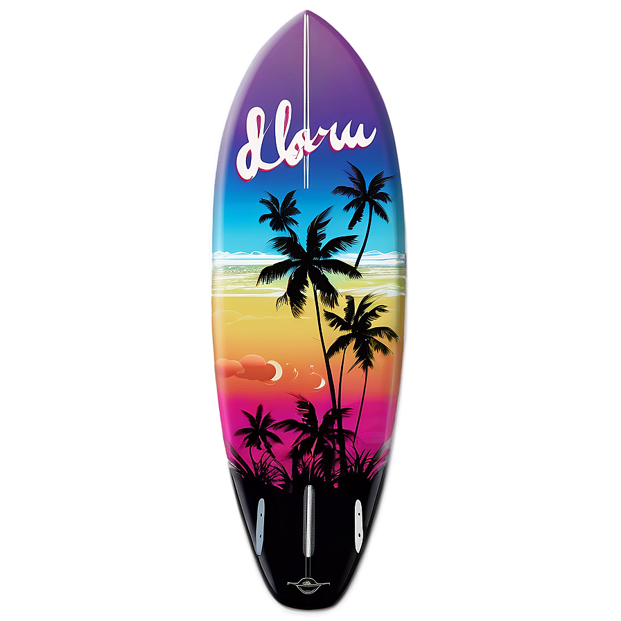 Aloha Surfboard Design Png 06272024 PNG Image