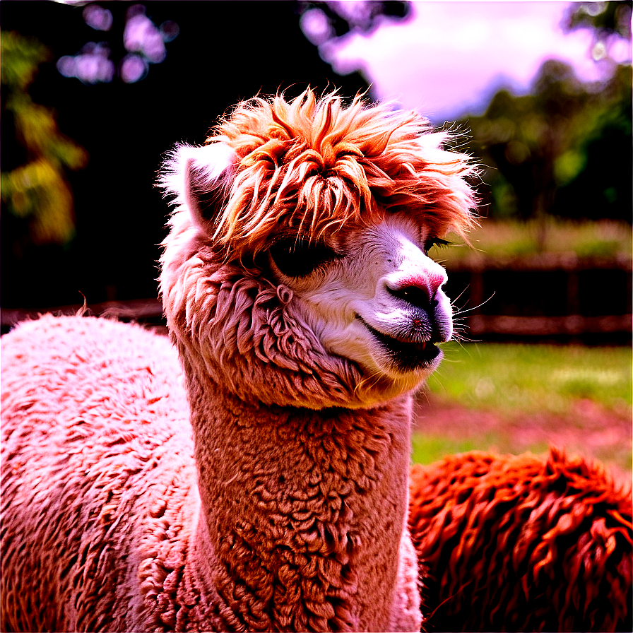 Alpaca Farm Png 06242024 PNG Image