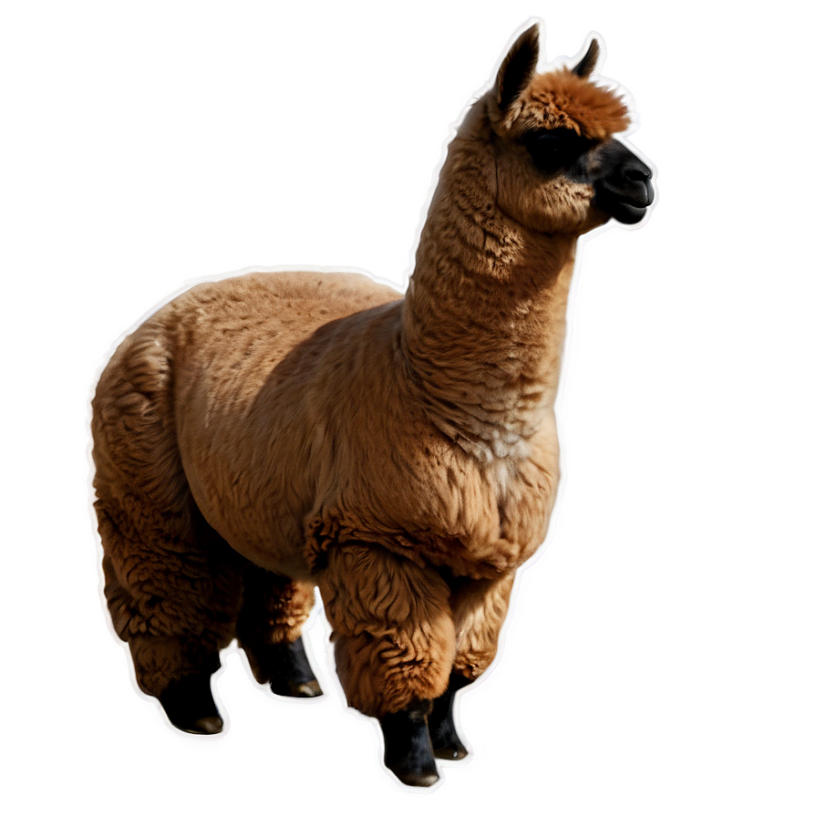 Alpaca Silhouette Png 06242024 PNG Image