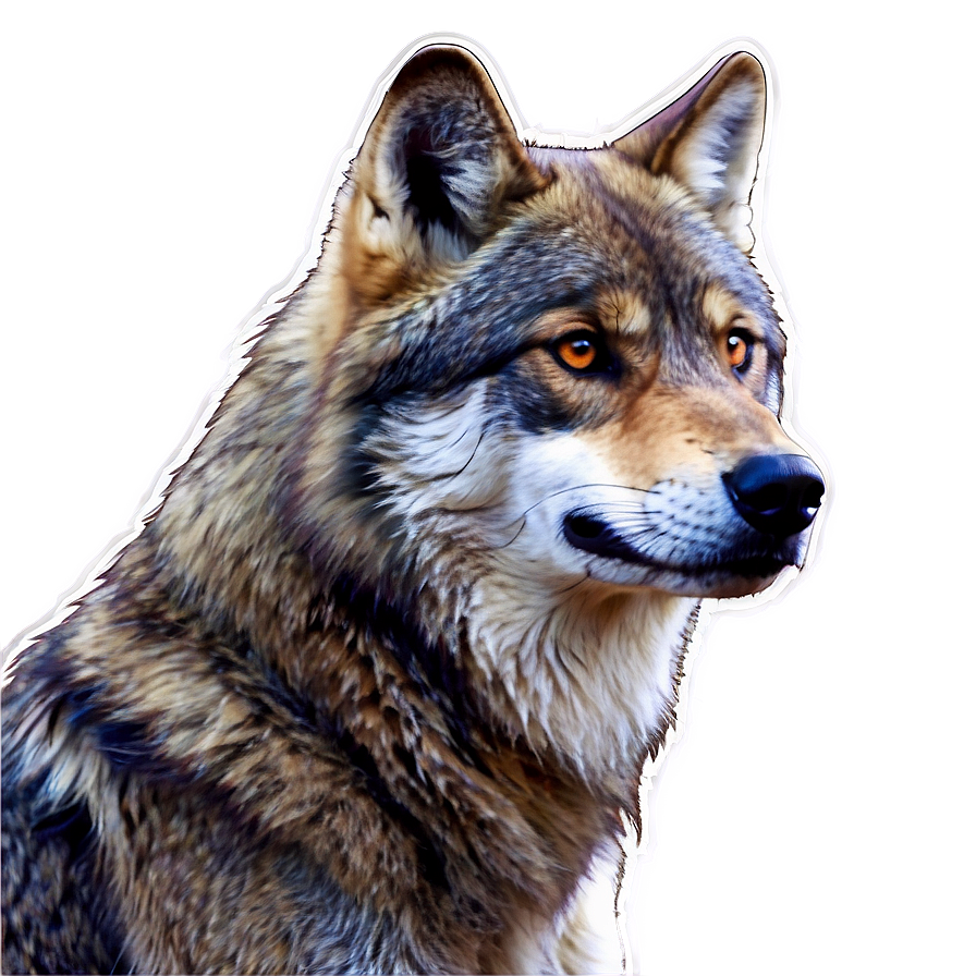 Alpha Wolf And Raven Png Bbn PNG Image