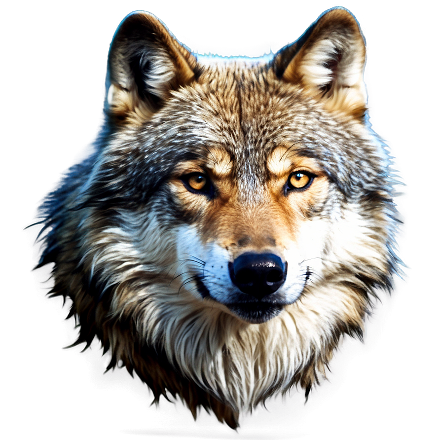 Alpha Wolf Digital Painting Png Mxt89 PNG Image