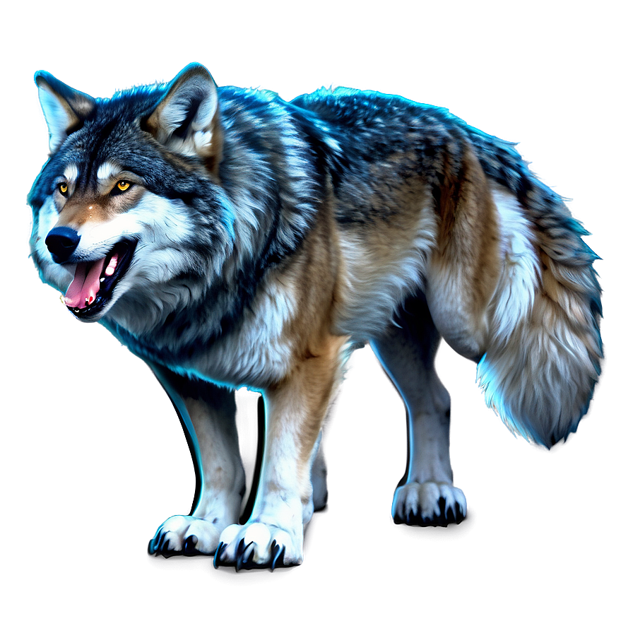 Alpha Wolf Fantasy Artwork Png 20 PNG Image