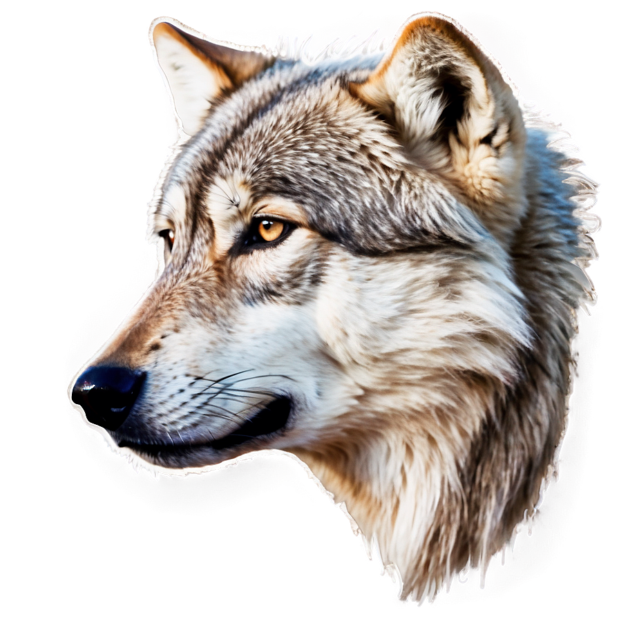 Alpha Wolf In Moonlight Png 06292024 PNG Image