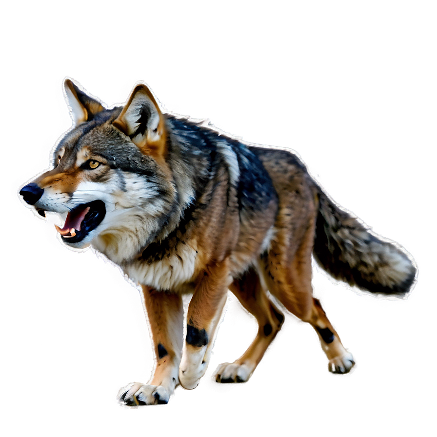 Alpha Wolf Leading The Hunt Png 65 PNG Image