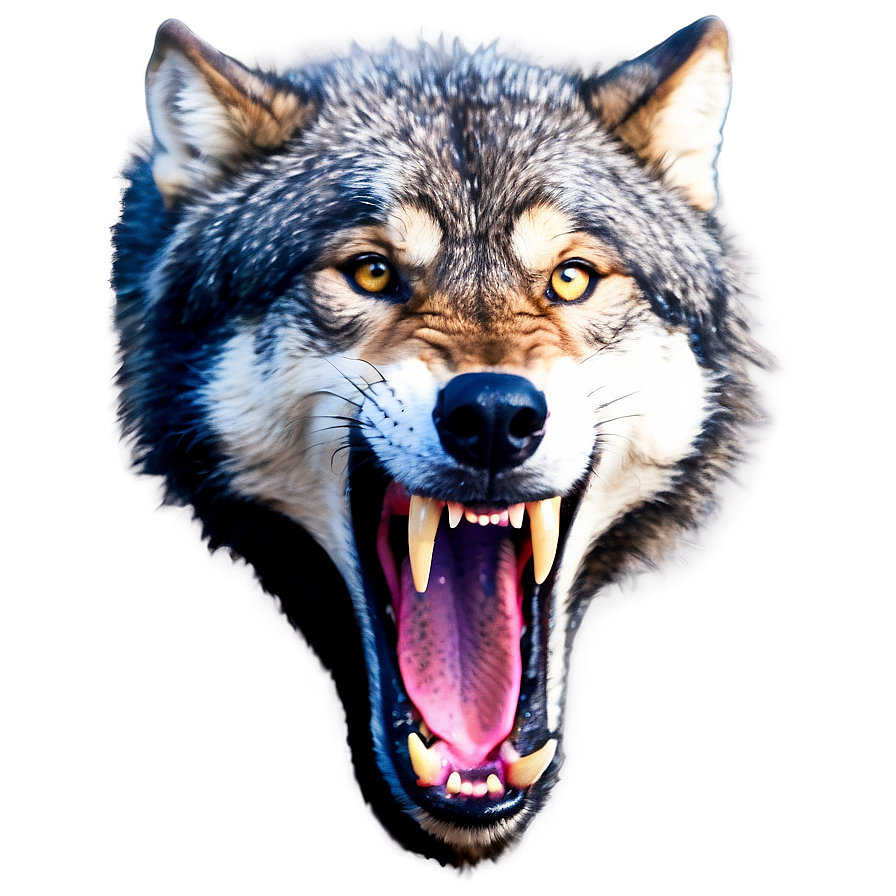 Alpha Wolf Roaring Loudly Png 63 PNG Image