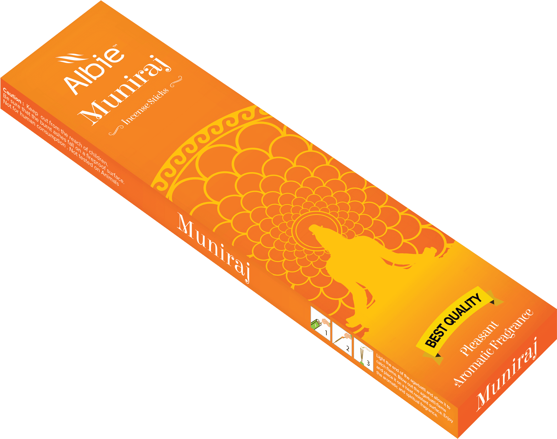 Alpie Muniraj Incense Sticks Packaging PNG Image