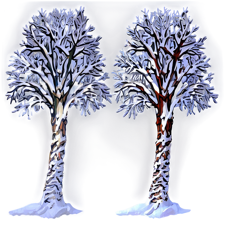 Alpine Snow Trees Png 06292024 PNG Image