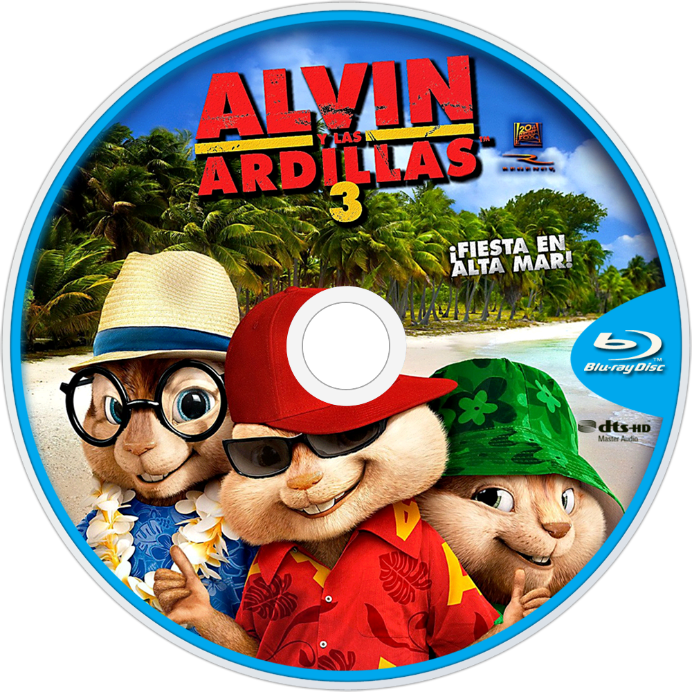 Alvin_and_the_ Chipmunks_ Movie_ Blu Ray_ Cover PNG Image