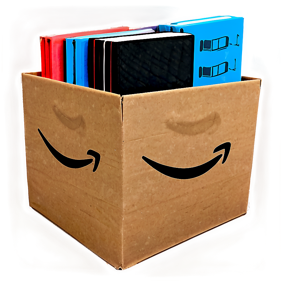 Amazon Box For Books Png Kbf PNG Image