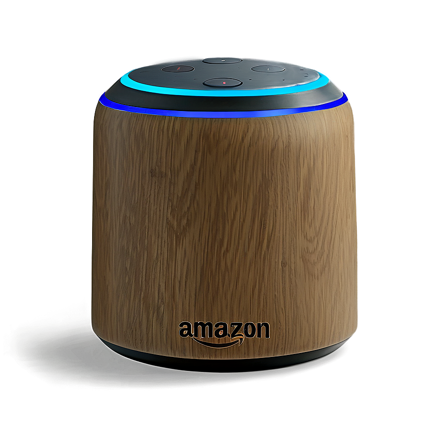 Amazon Echo Vintage Oak Finish Png 06282024 PNG Image