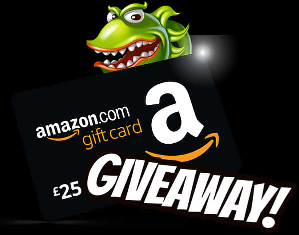 Amazon Gift Card Giveaway Promotion PNG Image