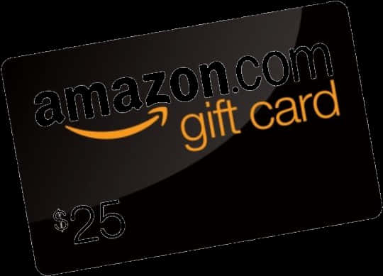 Amazon Gift Card25 Dollars PNG Image