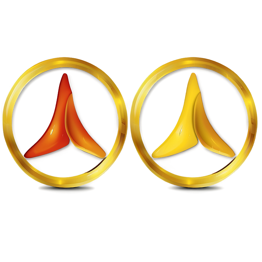 Amber Yellow Circle Emblem Png 83 PNG Image