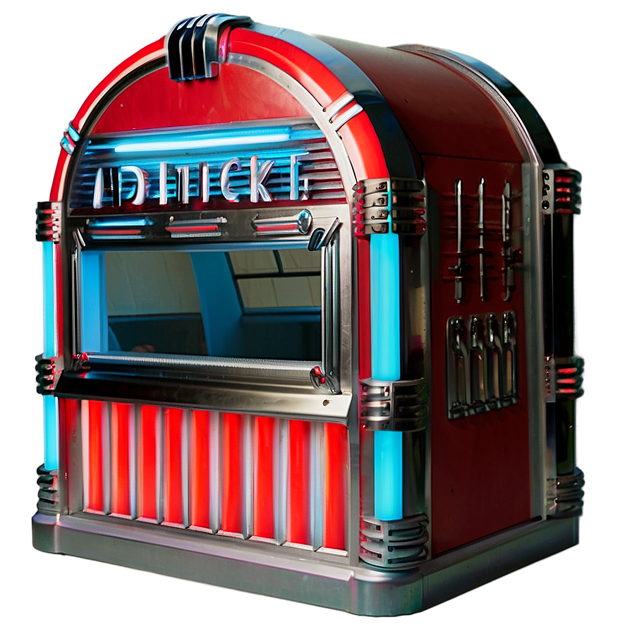 American Diner Jukebox Png Ogh PNG Image