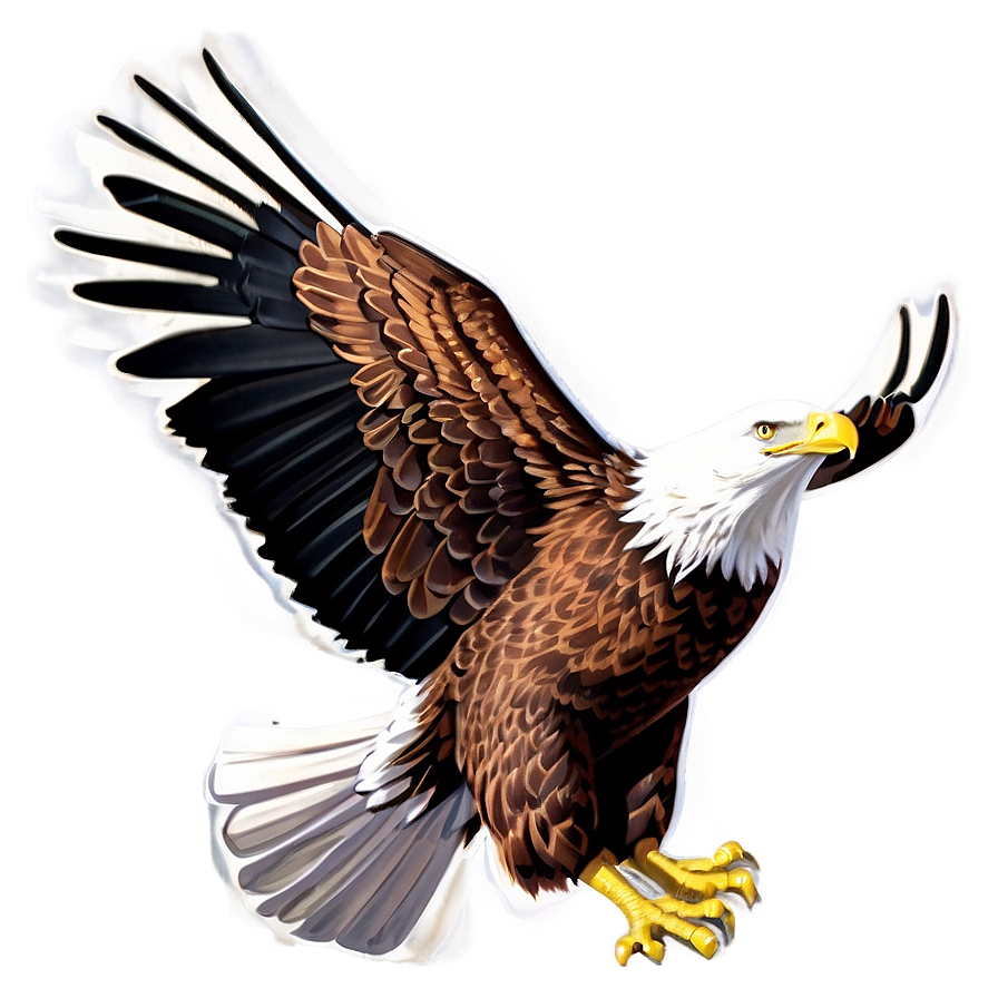 American Eagle Cartoon Png Pht99 PNG Image