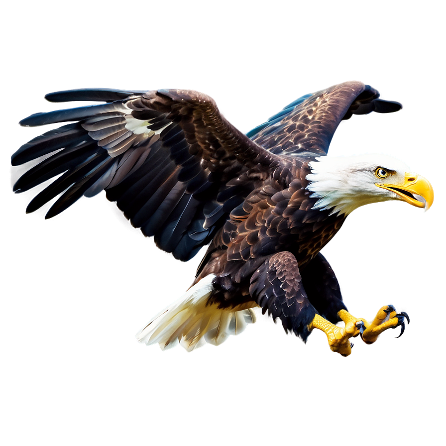 American Eagle Landing Png Jyf37 PNG Image