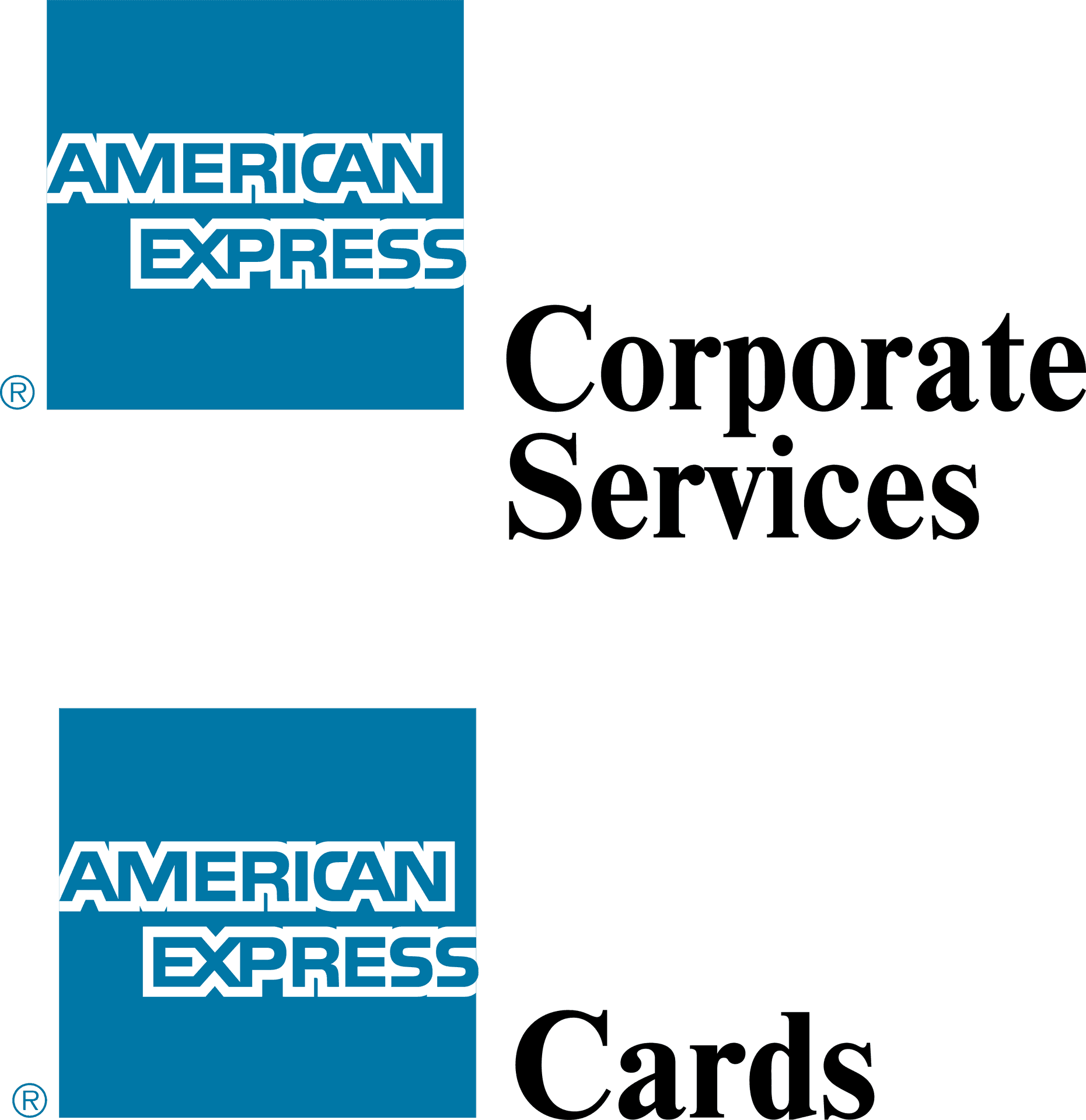 American Express Corporate Servicesand Cards PNG Image