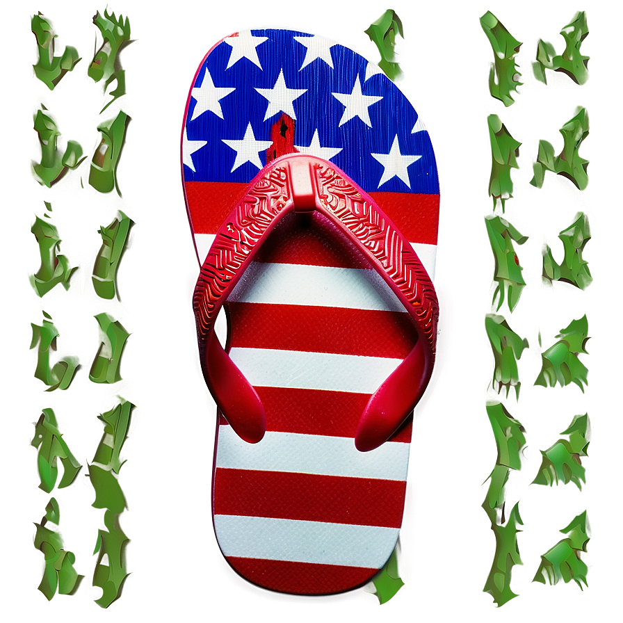 American Flag Flip Flops Png 49 PNG Image