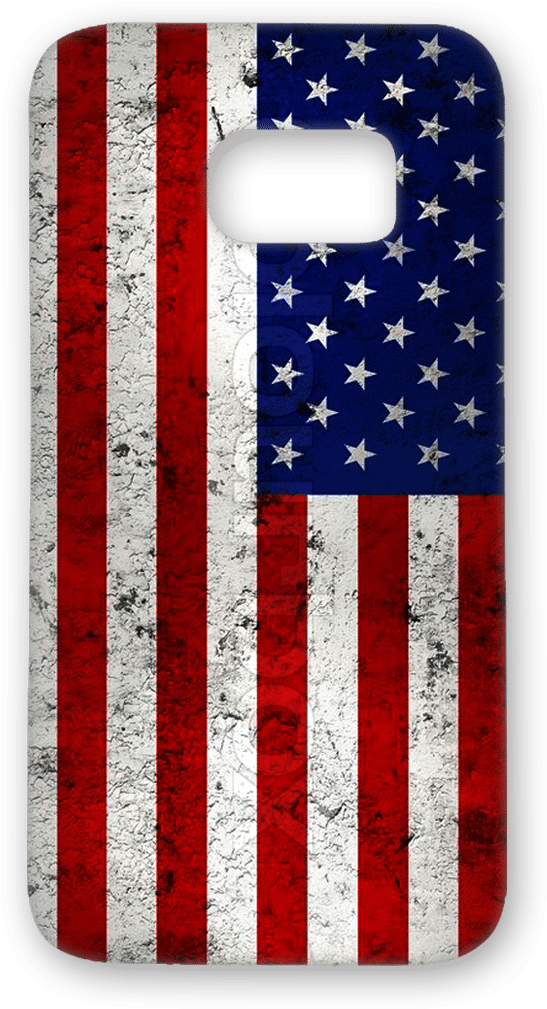 American Flag Phone Case Design PNG Image