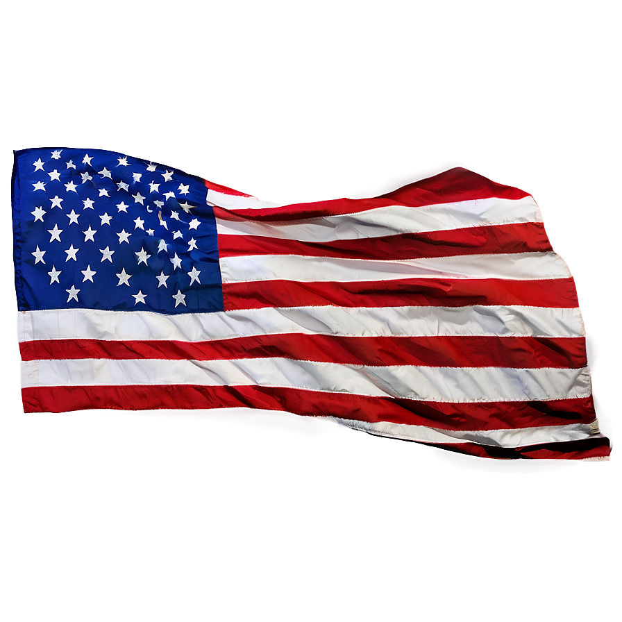 American Flag With Stars And Stripes Png 10 PNG Image