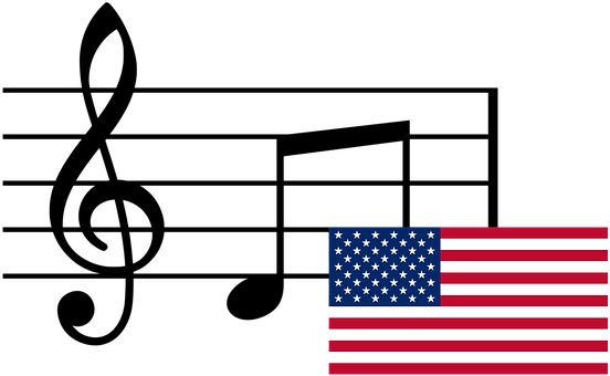 American Flagon Dark Background PNG Image