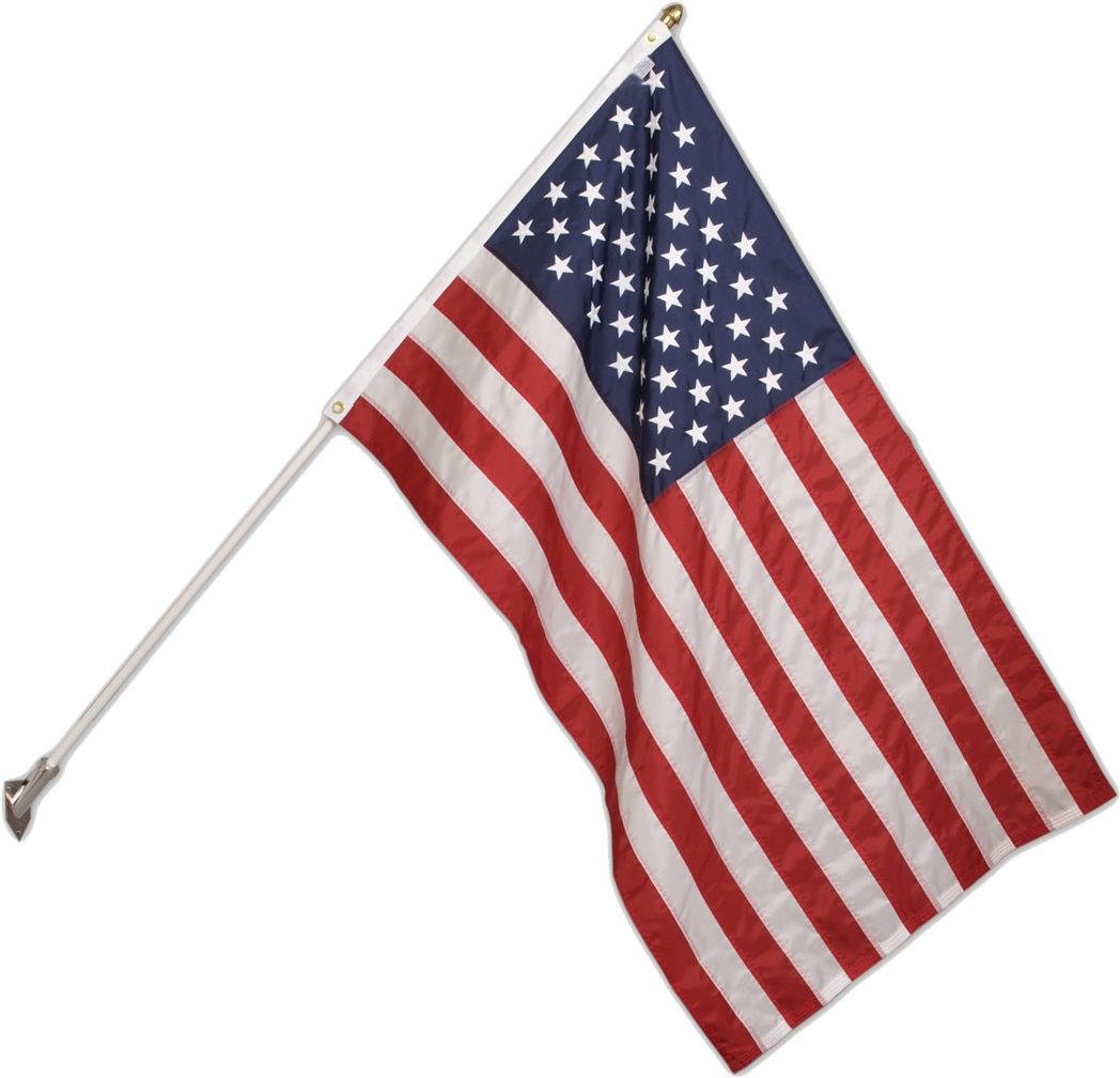 American Flagon Pole PNG Image